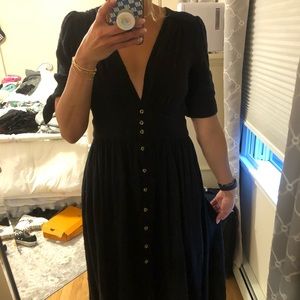 Free people cotton maxi dress
